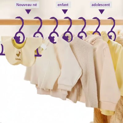 cintre enfant couleur violet extension