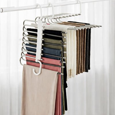 cintre pour pantalon multifonctionnel horizontal vertical
