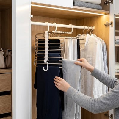 cintre pour pantalon multifonctionnel pantalon sombre