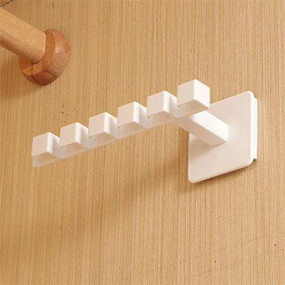 crochet mural porte casquettes blanc horizontal2