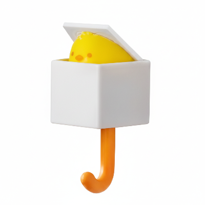crochets muraux jaune poussin