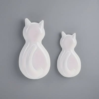 deux crochets muraux chaton blancs P G