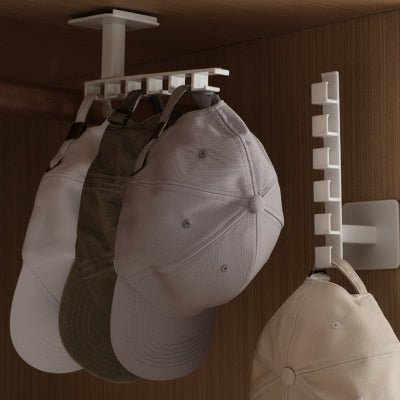 deux crochets muraux porte casquettes vertical horizontal