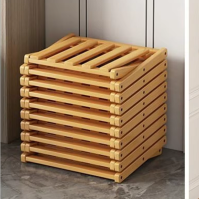 etagere a chaussures pliable pliee