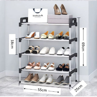 etagere a chaussures quatre niveaux dimensions