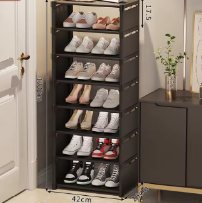etagere a chaussures sympathy2 noir huit niveaux