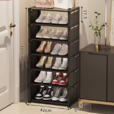 etagere a chaussures sympathy2 noir sept niveaux