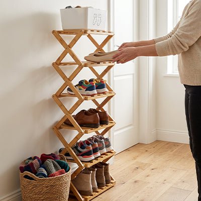 ÉTAGÈRE À CHAUSSURES|PLIABLE - Le nid rangé
