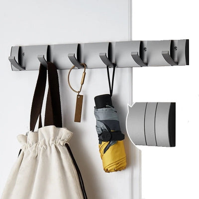 patere porte manteau grise ouverte