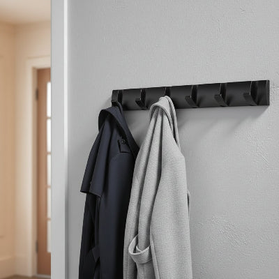 patere porte manteau noire