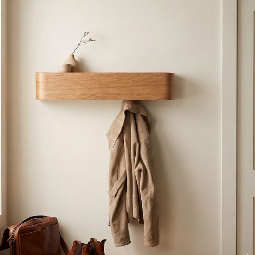 PORTE MANTEAU BOIS|DISCRET - Le nid rangé
