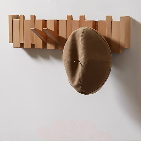 PORTE MANTEAU BOIS|NOYER - Le nid rangé