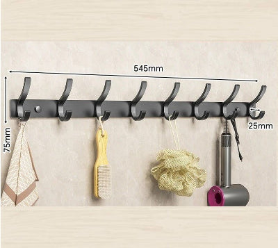 porte manteau mural huit crochets dimensions