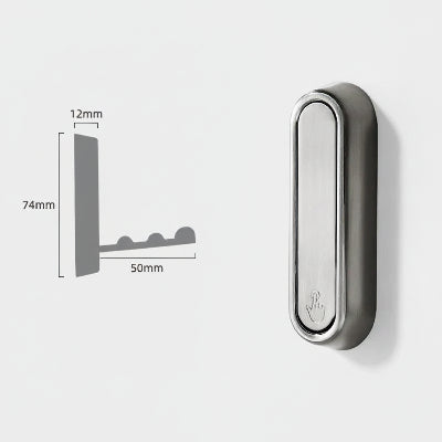 porte manteau mural judicieux argent format B