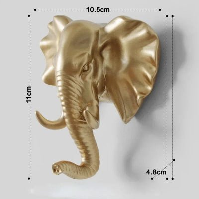 porte manteau mural trophee elephant dimensions
