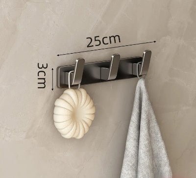 PORTE MANTEAU MURAL|ALUMINIUM - Le nid rangé