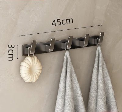 PORTE MANTEAU MURAL|ALUMINIUM - Le nid rangé