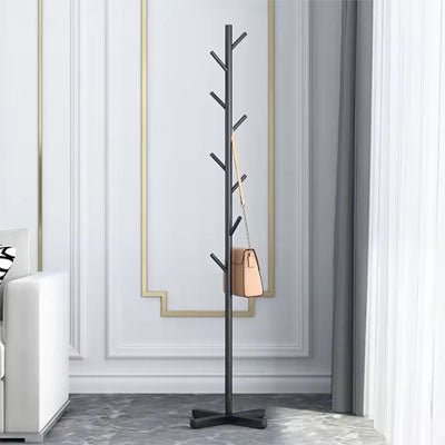 porte  manteau sur pied noir sac beige