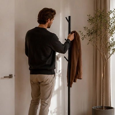 PORTE MANTEAU SUR PIED|DÉLICAT - Le nid rangé